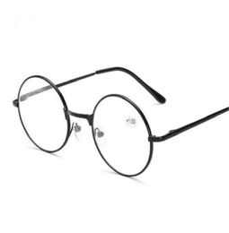 Retro men women round mirror reading glasses for metal frame glasses plain mirror personalized + 100...+4008215725