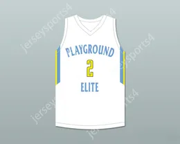 CUSTOM NAY Name Mens Youth/Kids TYLER HERRO 2 PLAYGROUND ELITE AAU WHITE BASKETBALL JERSEY TOP Stitched S-6XL