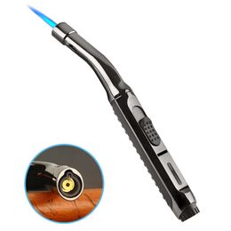 Long Metal Kitchen Windproof Jet Torch Butane Lighter,Without Gas Lighter Refill Vae,Lighter Without Gas Torch Gun Metal