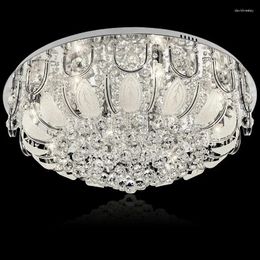 Ceiling Lights European Round Lamp In The Living Room Crystal Led Bedroom Light Restaurant