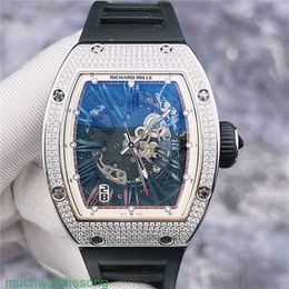 Luxury Wristwatches Automatic Movement Watches Swiss Made 023 hollowed out dial platinum original diamond mechanical watch 9S2K