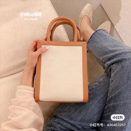 Shoulder Bags 2024 Canvas Bag For Women Ladies Shouder Letter Fashion Females Brand Phone Case Mini Purse Wallet