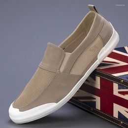 Casual Shoes Mesh Breathable Men's In Summer Are Light Lazy Non-slip And Wear-resistant Old Beijing Cloth Shoes.