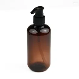 Liquid Soap Dispenser Bottles Pump For Salons Classic Bottle Style Empty 4pcs Brown Home Salon 2024