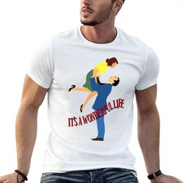 Men's Tank Tops It's A Wonderful Life T-Shirt Animal Print Shirt For Boys T Man Hippie Clothes Kawaii Men Clothings