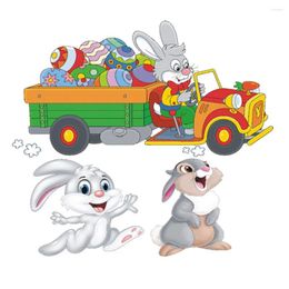 Wall Stickers 1 Pc Easter Egg Sticker Children Room Bedroom Car Decal (Assorted Color)
