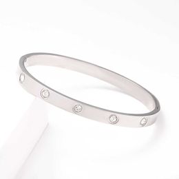 Minimalist Design Bracelet buckle ten diamond clasp bracelet timeless classic versatile and accessories popular with carrtiraa original bracelets