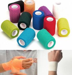 45m5cm Fitness Weightlifting Self Adhesive Ankle Finger Muscles Care Elastic Bandage Dressing Tape Sport Wrist Support tS6h4831828