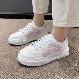 Casual Shoes 2024 Spring Women's Platform Sneakers Modern Solid Color Chunky Dad Sports Vulcanized Woman Walking