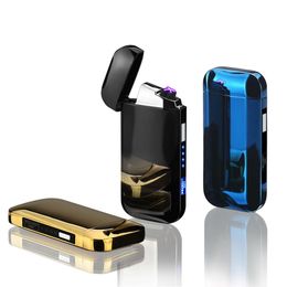 Jl668 New USB Lighter Arc Lighter Can Be Customized With Charge Display Cigarette Lighter