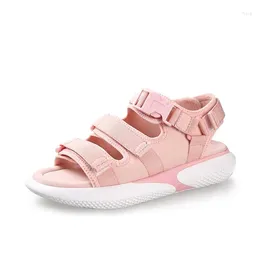 Casual Shoes Sports Sandals Female Students Summer Flat Wild Flavour Chic Wind Pine Cake Thick Bottom Beach Outdoor Woman