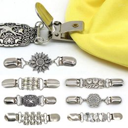 Belts Retro Sweater Shawl Clasps Blouse Clips Cardigan Clip Rhinestone Decoration Cardigans Connexion Buckle