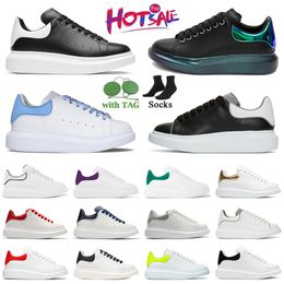 High quality Designers oversized sneaker Casual Shoes Runner White Black Leather Velvet Espadrilles Trainers Mens Women Flat Lace Up Platform Sneakers Size 36-45