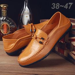 Casual Shoes Mens Loafers Slippers Dress Designer Genuine Leather Fashion Moccasins Footwear Luxury Slides Driving Male Oxford For Men