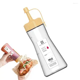 Storage Bottles Squeeze Bottle For Liquids Refillable PET Glue 350ml Leak Proof Empty Squirt Honey Syrup Sauce Dispenser