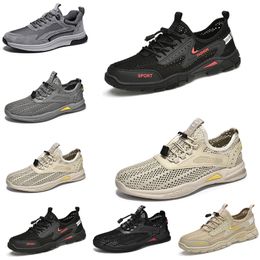 Running shoes for men black grey breathable outdoor Mens sport Walking sneaker Trainers GAI