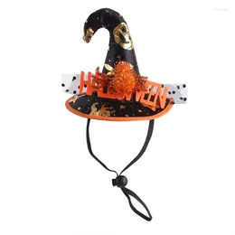 Dog Apparel Cat Witch Hat Halloween Costume Pumpkins Funny For Pet Po Prop- Wholesale