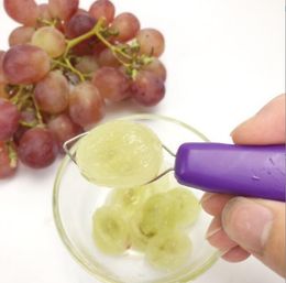 Fruit Vegetable Tools Grape Peeler Convenient Slicer Cutter Vegetable Kitchen Gadgets Fruit Tomato Cherry Slicers Drop Delivery 2024428