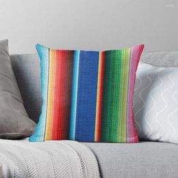 Pillow Colorful Mexican Poncho Background Throw Cover Sofa S Covers Luxury