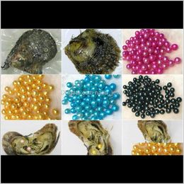 Pearl Twins Wholesale 25 Colours 6-7Mm Twin Pearls In Saltwater Oysters Akoya With Double Love Wish Gifts Drop Delivery Jewellery Dh7Se