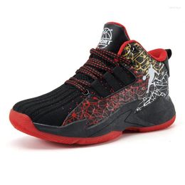Casual Shoes Men's 2024 Versatile Men And Children's High Top Sports Basketball Dad Running Trendy Sneakers