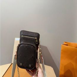 24SS Women's Luxury Designer Utility Phone Bag Women's Chain Tote Shoulder Bag Crossbody Bag Premium Chic Vintage Elegance 19 Axmf