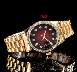 38 mm automatic date fashion men and women of the steel belt movement quartz clock men watch2625699