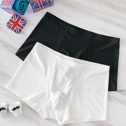 Underpants Mens Underwear Boxer Mesh Seamless Silk Antibacterial Sexy Male Men's Cueca Boxers Homme