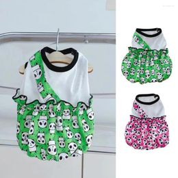 Dog Apparel Pet Cloth Good Ductility Pullover Cupcake Skirt Summer Two-legged Clothes For Outdoor