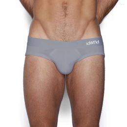 Underpants !dwnd Fashion Simple Solid Men Soft Sexy Underwear Comfortable Cotton Briefs Ready Stock