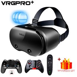 3D Virtual Reality VR Glasses For iPhone Android Smartphone Cell Mobile Phone Helmet Headset Wirth Real With Controller Lenses 240424