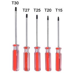 Openers 5pcs Torx Screwdriver Set Magnetic Torx Star Bit Driver Security Screwdriver Screw Driver Repairing Opening Tool T15 T20 T25 T27