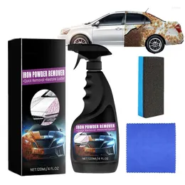 Car Wash Solutions Rust Remover Spray For Cars 120ml Renovator Professional Fast Acting Multi Purpose Safe Stain Motorc