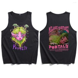 Men's Tank Tops Melanie Martinez Portals Tracklist Shirts Vest Music Fans T-Shirt Man Woman