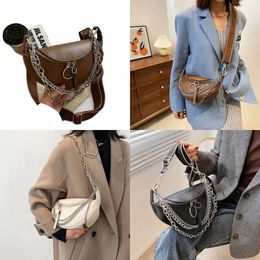 Waist Women Fi Leather Fanny Pack And Phe Pack High Quality Crossbody Chest Bags Chain Female Belt Bag Purse 55Rz# Original Quality