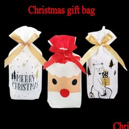 Gift Wrap Presents Bags Cookie Santa Candy Box Packaging Christmas Decorations Year Present Fy5641 B1022 Drop Delivery Home Garden F Dhdgy