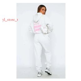 Designer White Foxx Hoodie Sets Two 2 Piece Set Women Mens Clothing Set Sporty Long Sleeved Pullover Hooded Tracksuits Spring Autumn Winter Tracksuit 3968