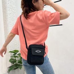 Bag Women Canvas Handbags Fashion Simple Small Messenger Shoulder Mini Student Totes Bags Casual Phone Purse Female Sling