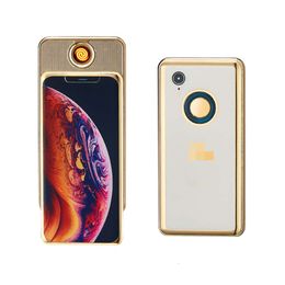 Popular Phone Design Case Usb Lighter Charging Business Tungsten Cigarette Lighter For Smoking