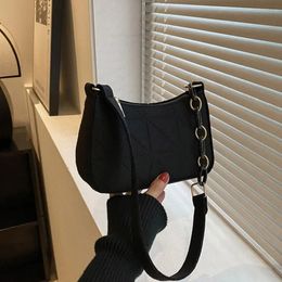 Solid Colour Shoulder Bag Fashion Casual Mini Handbag Lightweight Felt Clutch Purse Women Girls 240424