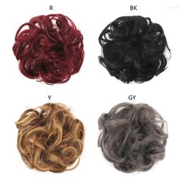 Hair Clips Wavy Scrunchies For Girls Large Synthetic Updo Claw Clip Chignons