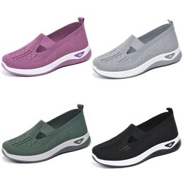 Gai che gestisce scarpe casual sneaker da donna con sneaker viola nera sneaker lenti addestratori esterni all'aperto