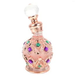 Storage Bottles Diffuser Essential Oil Bottle Container Glass Perfume Packaging Vintage Decorative Travel