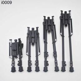 Outdoor Kinds 4 6-9/9-13/13-21/13-27 inch Smooth-Legs Pivot Tilt Bipod with Swivel-Stud Detachable Posi-Lock Level for Stability and Target Shooting Black Color Adjustable