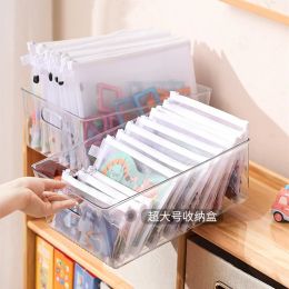 Bags A6/A5/A4Mesh Zipper Pouch Document Bag Waterproof Zip File Folders School Office Supplies Pencil Case 1 PC Cosmetic Makeup Bags