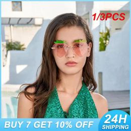 Sunglasses 1/3PCS Frameless Strawberry Durable Clothing Accessories Comfortable Nose Support Glasses Clear And Bright Uv400