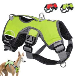 Harnesses Reflective Pet Dog Harness Accessories Dogs Training Vest for Pet Big Dogs Adjustable Outdoor Harness Service Dog Ves Padded New