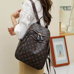 Backpack Style PU Leather Classic Luxurious Designer Small European And American Vintage Bags For Women Leisure 213O