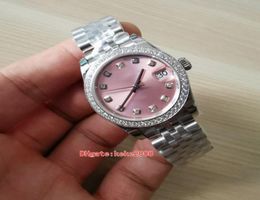 GM Watch top Ladies Wristwatches 278384RBR 278384 31mm Pink dial Sapphire 904L Diamond ETA 3235 Movement jubilee bracelet Automati1625954