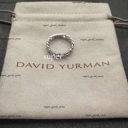 New 2024 DY Desginer David Yurma Jewellery Top Quality Bracelet Simple And Elegant Popular Woven Twisted Rope Fashion Ring David Bracelet Punk Jewellery David Size 2 810